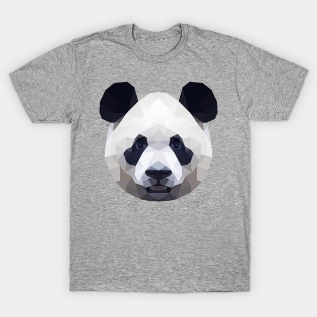 Geometric Panda T-Shirt by shegoran